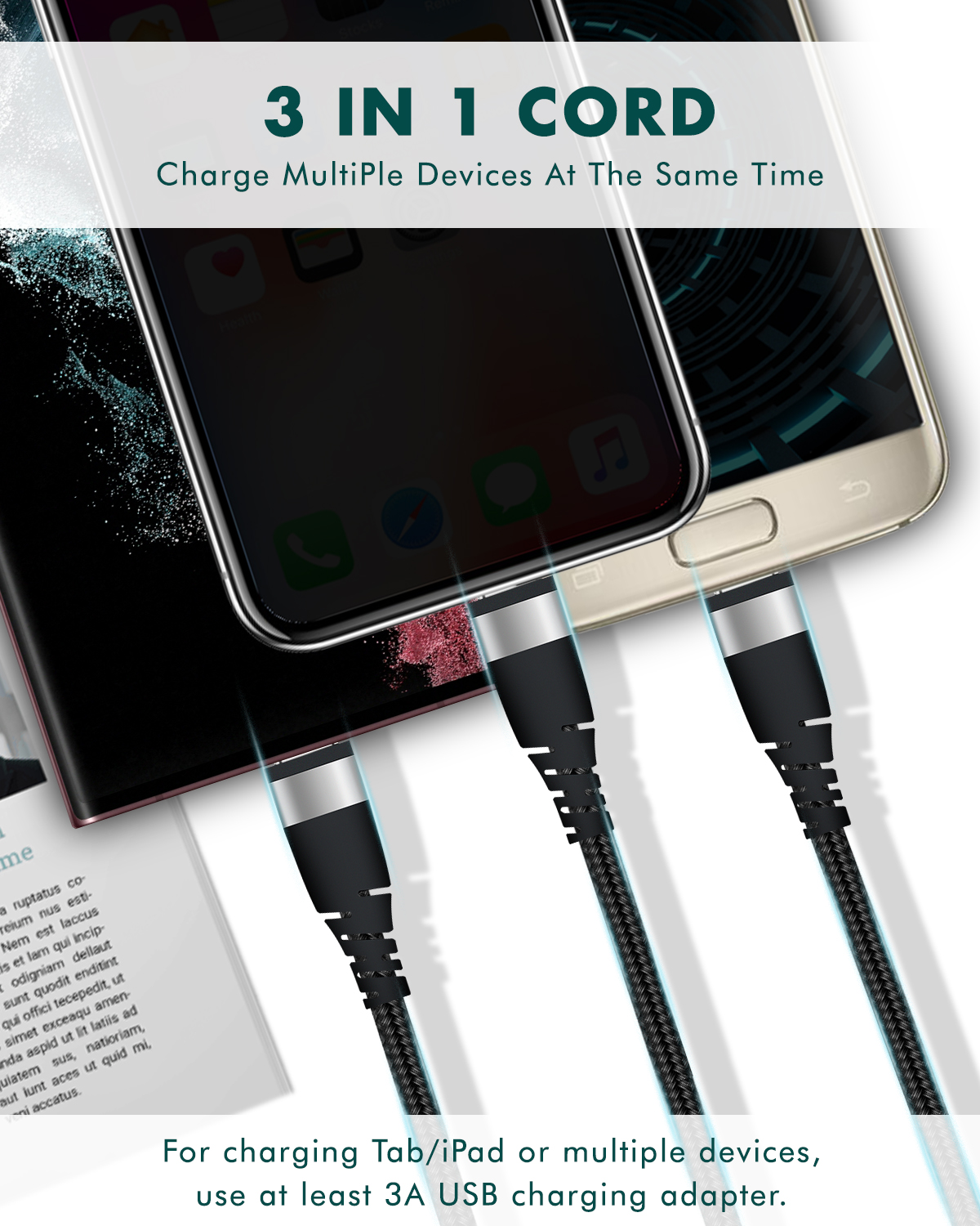 Types of mobile phone charging cables