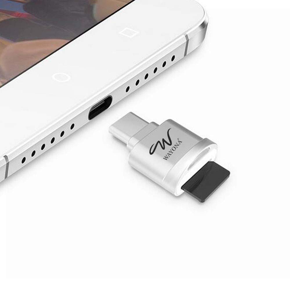 Wayona Micro SD/TF Card Reader, Viewer, Data Transfer Lightning Port for  iPhones (iOS 13 & later) 