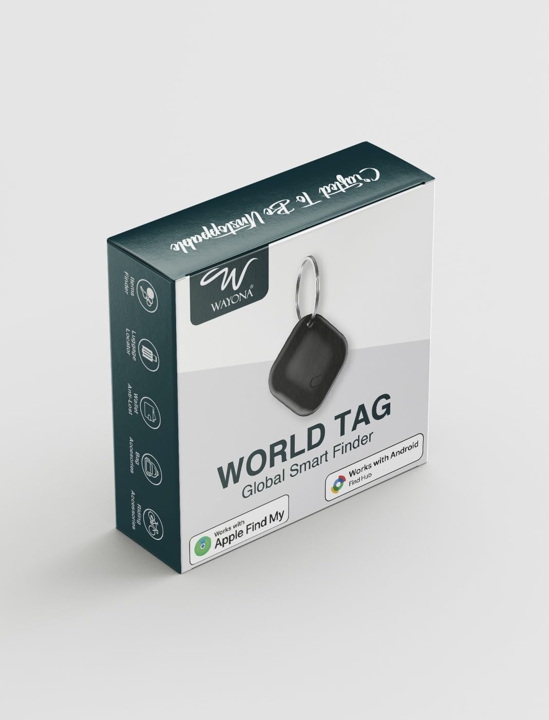 Wayona Item Finder Compatible with Apple Find My and Android Find Hub, Dual System Global Baggage Tracker, Bluetooth GPS, MFi Certified, No Sim Card for Keys,Wallets - Image 7